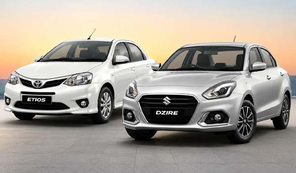 Sedan car rental Ahmedabad